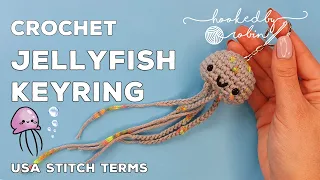 Crochet Amigurumi Jellyfish Keychain (SUPER FAST)