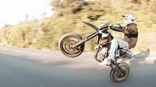 KTM 125 530 Exc wheelies & stunts