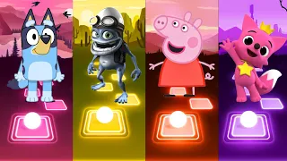 Peppa Pig 🆚 Bluey 🆚 Crazy Frog 🆚 Pinkfong | Who Is Win 🏅🎯