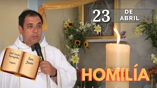 EVANGELIO DE HOY martes 23 de abril del 2024 - Padre Arturo Cornejo