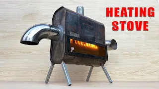 Mini heating stove, oil convection! Endless heat for a house without electricity