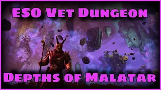 ESO Veteran Dungeon Healer Gameplay [Depths of Malatar]