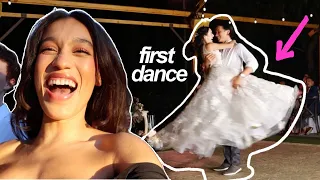 I CHOREOGRAPHED THEIR FIRST DANCE! (RONI & AARONS WEDDING)