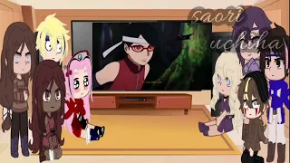 naruto e seus amigos reagindo a sakura e sarada