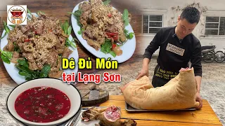 The Most Delicious Goat Meat Restaurant in Lang Son | How to Cook Goat in All Dishes at a Restaurant