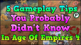 5 Gameplay Tips You Probably Didn't know in Age of Empires 4