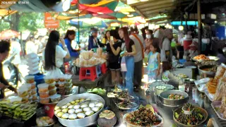 A - Cambodian street food at Countryside - Delicious Grilled Frog, Fish, Crab, Chicken, Bee & More