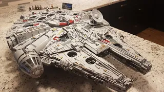 LEGO Star Wars UCS Millennium Falcon Time-Lapse Speed Build & Review 75192