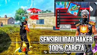 SENSIBILIDAD ⚙️ ACTUALIZADA sin DPI para pegar TODO ROJO EN FREE FIRE NUEVA ACTUALIZACIÓN abril