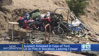 Woman Who Allegedly Lit Boyfriend's Tent On Fire In Stockton Arrested
