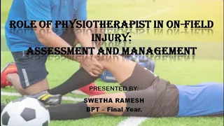 Role of Physiotherapist in Sports injury | Young Physio Oratorship contest | PhyX pain solutions