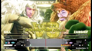 Street Fighter 5 (SFV) - LTG Low Tier God (Gill) vs DrDannyPham (Zangief)