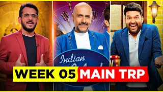 Sony TV Week 5 TRP - Sony SET Week 5 Main Trp - Sony TV Shows TRP List