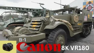 Halftracks and Other Vehicles Armed Forces Day Findlay Ohio 2023 Canon 8K60 VR180