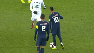 Neymar Rainbow Flick Skill vs Strasbourg (Home) HD 1080i (23/01/2019)