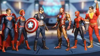 Avengers Vs Justice League Superhero Vs THANOS Full Episode | Figure Stop Motion