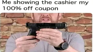 You laugh you cashier