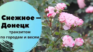 Влог 15. Снежное Торез Шахтерск Зугрэс Макеевка Донецк транзит | По дороге с облаками и терриконами