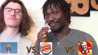 Mcdonalds vs Burger King vs KFC In France