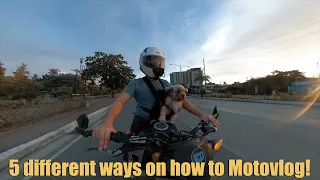 How to Motovlog in 5 Different Ways! - Best ways to capture great footage! - -Philippines 2022