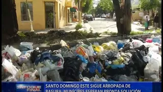 Santo Domingo Este sigue arropada de basura; munícipes esperan pronta solución