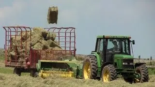 Rolling Oaks Farm - Hay Baling on June 19, 2013