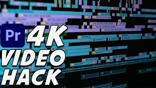 How To UPSCALE 1080p VIDEO To 4K | 4K Export HACK! | Using ADOBE PREMIERE PRO & WHY?