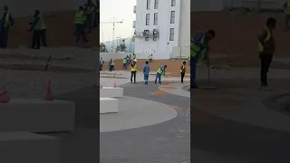 Tough labor life in dubai #shortvideo #pakistan #india #construction #labour