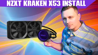 Kraken x53 240mm AIO Install Guide *Also X63 280mm*