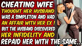 Cheating wife thought her husband was a simpleton and had an affair with her ex ! But the husband ..