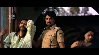 Sudeep Powerful entry to babji house to save lady | Veera Madakari Kannada Movie Action Scene