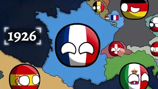 History of France and Its Neighbours 1900 2021 Countryballs HD History