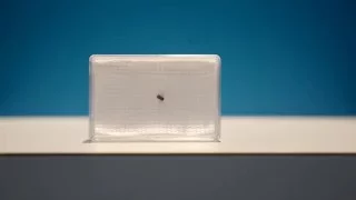 Michigan Micro Mote - World's Smallest Computer (ARM booth @ CES 2016)