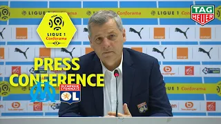 Press Conference Olympique de Marseille - Olympique Lyonnais ( 0-3 ) / 2018-19