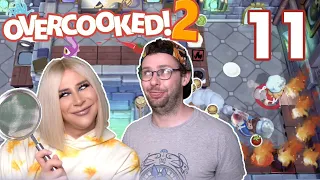 AUSSCHLIEẞLICH DESASTER! Küche brennt & MARV IST NERVIG WIE IMMER!!! 🤡 | Overcooked 2 - 11