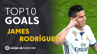 TOP 10 Goals James Rodríguez LaLiga Santander