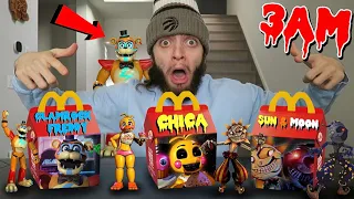 DO NOT ORDER ALL FIVE NIGHTS AT FREDDYS SECURITY BREACH HAPPY MEALS AT 3AM!! (SUNDROP, CHICA, VANNY)