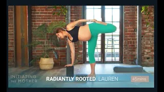 45min Prenatal Yoga Practice with Lauren