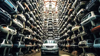 How 1 MILLION Cars are Stacked Inside Car Transport Ship?