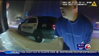 Body camera captures video of initial response to Surfside condo collapse