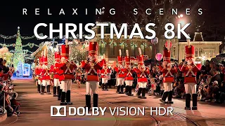 Disneyland Christmas Parade 8K Dolby Vision HDR - Night Time Lights Edition Full Show