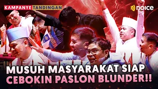 COKI TRETAN & ADRI BERHASIL CEBOKIN PASLON BLUNDER, DUSTIN JADI MODERATOR - KAMPANYE TANDINGAN ACT 2