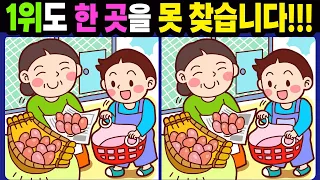 【다른그림찾기/치매예방】1위도 한 곳을 못 찾습니다!【틀린그림찾기/두뇌운동/숨은그림찾기/Find the Difference/치매예방퀴즈】1035