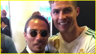 SALT BAE having a good time with Cristiano Ronaldo, Marcelo and Sergio Ramos #shorts