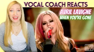 Vocal Coach Reacts: AVRIL LAVIGNE 'When You're Gone' Best Live Vocal?