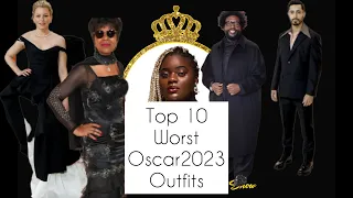 OSCARS 2023 worst dressed/ #top10