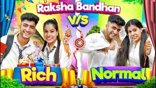 RakshaBandhan - Rich vs Normal | Sanjhalika vlog