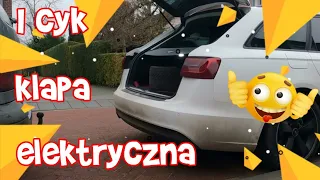 A6 C7 Elektryczna klapa zawitała🤩