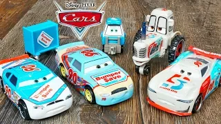 New Disney Cars Bumper Save Ponchy Wipeout Next Gen Racing Tractor Piston Cup Race!