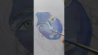 #lordkrishna Portrait...🪈🪈🪈🪈🪈🪈🪈 💙💙💙💙💙💙   Full video link in description